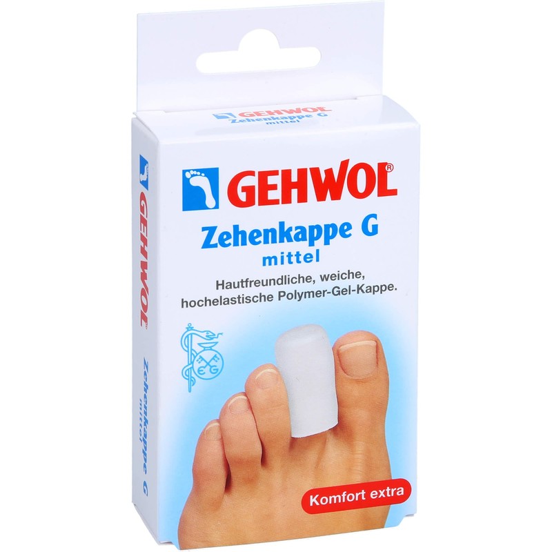 Gehwol Polymer Gel Toe Cap G Medium Pack of 2