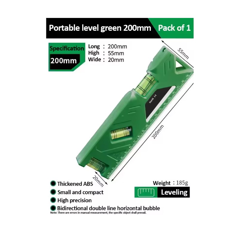 Mini Magnetic Pocket Level for Home & DIY – 3-Angle