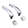 Aspaton Exterior Door Handle 4Pcs Compatible with Tundra 2007-2013 Chrome