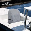 Explore Land Waterproof Boat Center Console Cover UV-Resistant 600D Boat