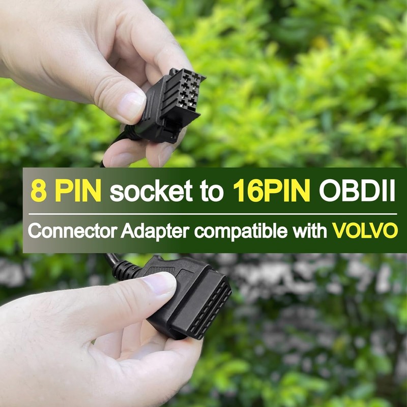 GOLITON OBD2 8 Pin Cable Truck Heavy Duty Diagosis Cables