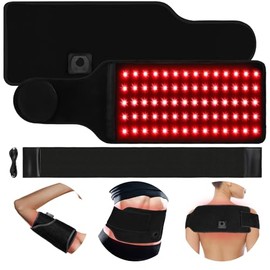 22.1” x 7.1” Body Red Light Therapy Mat, Eligible Red Light Therapy Blanket, 70pcs 2in1 LEDs(660nm& 850nm) with Extension Belt