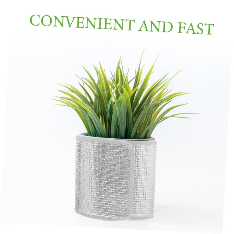 Abaodam 1 Set Winter Pot Cover Double Sided Insulation Flower