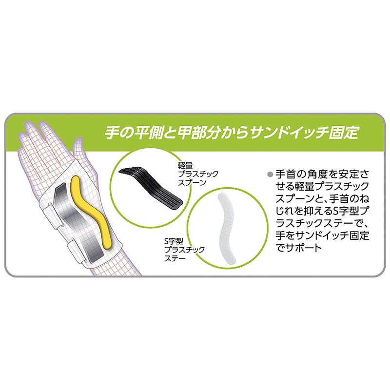 Mueller 55038 Fitted Wrist Brace, For Left Hand, S-M Size