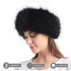 LA CARRIE Faux Fur Headband with Stretch Women's Winter Earwarmer