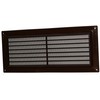 Air Ventilation Plastic Grill Cover 130mm x 300mm/Brown