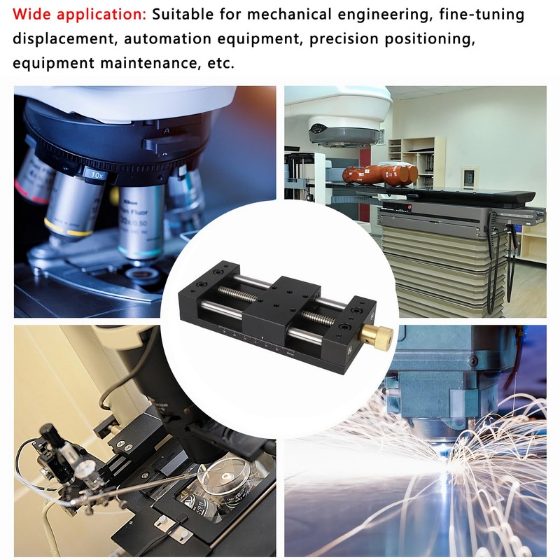 CNC Sliding Table, X/Y Axis Linear Stage Actuator, 75mm Stroke