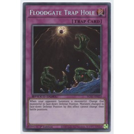 YU-GI-OH! Floodgate Trap Hole - SGX1-ENI23 - Secret Rare - 1st Edition