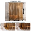 AmazerBath Shower Curtain Liner, 100% EVA Soft Clear Amber Heavy