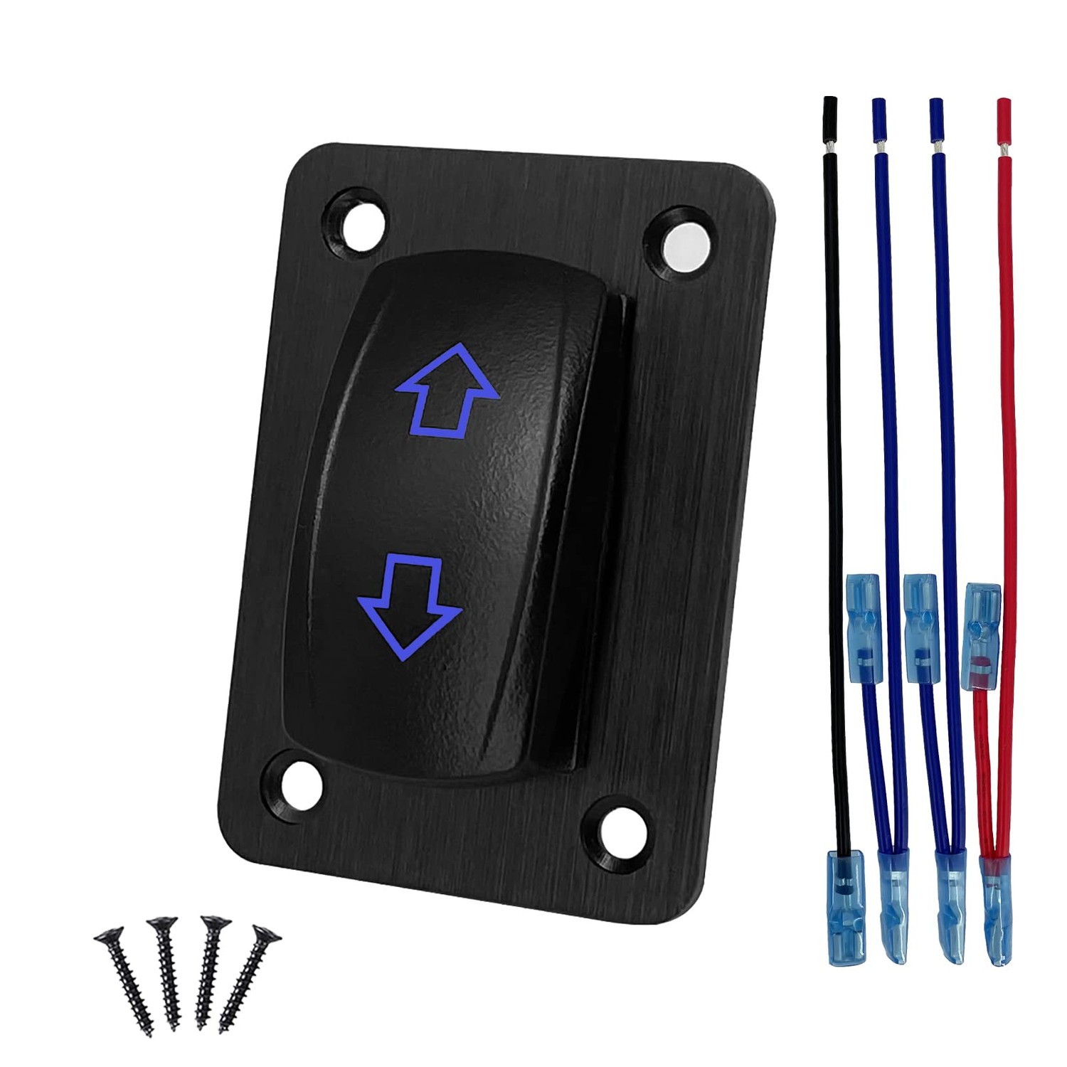 12V DC Motor Polarity Reversing Switch DPDT Momentary Rocker Switch ...