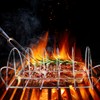 Stainless Steel Barbecue Bracket Rib Rack Barbecue Grilling Rack Non