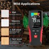 Pinless Wood Moisture Meter Damp Meter with Backlit LCD Screen