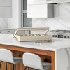 Sorbus Flatware & Utensil Storage - Fabric Chest Box for