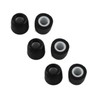 Zotech 3 Pair Memory Foam & 3 Pair Silicone Rubber