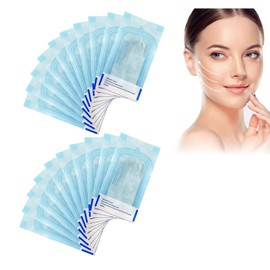 Collagen Threads 600 Pieces Collagen Thread Collagen Threads Lifting Set Hyaluronic Thread Comes with 40 Pieces Invisible Stickers for Removing the Face Facelift to Tighten the Face Skin