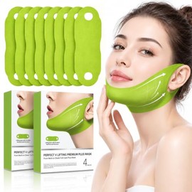Mascarilla V-Lift 8 Piezas, Mascarilla de Colágeno Reafirmante e Hidratante