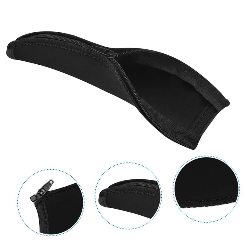 Gatuida Zipper Headphone Headband Cover Neoprene Beam Pad Protector for
