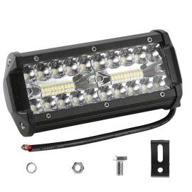 120W 12000LM Black LED Work Light Bar 7in Pods Model D0100HP1RNA for Offroad Driving Truck-Waterproof Fog Light Spot Flood BeamColor: Black Color