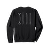 POTTERY TOOLS Clay sculpting tool illustration Meme ON BACK Sweatshirt