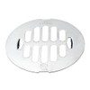 Westbrass 4-1/4" OD Snap-in Shower Drain Strainer, Polished Chrome, D3198-26