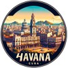 Havana Cuba Souvenir Die-Cut Flat Fridge Magnet