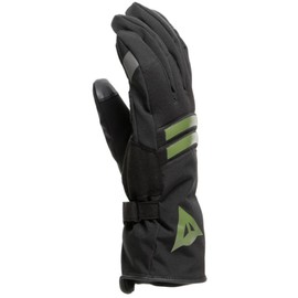 Dainese Plaza 3 D-Dry Gloves, Motorcycle Gloves, Winter, Waterproof, Men, Black/Bronze-Green, XS