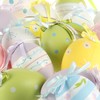 com-four® 18x deco hangers Easter - Easter eggs made of