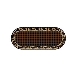 Mayberry Rug AD6188 2'2''x5'3'' Oval Brown Area Rug (AD6188 2X5OV)