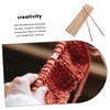 COHEALI DIY Wood Stick Kit 40cm Wooden Craft Stick Assortment