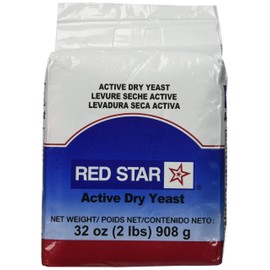 King Arthur Flour Red Star Active Dry Yeast 32 OZ (2 lbs) - PACK OF 2