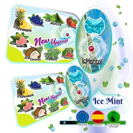 icMentol - 3.2 mm Large Balls, 200 Capsules Menthol Balls, Aroma Capsule, Aroma Balls, DIY Click Balls (Ice Mint)