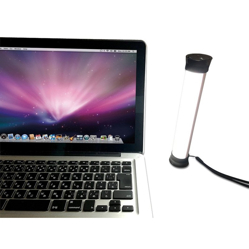 エコリカ LEDワークライト/170lm/1.5W/USB充電式 ECL-LHLN-P