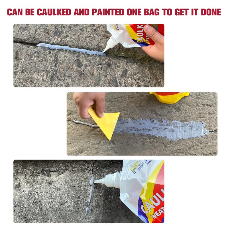 3 Pcs Slab Concrete Crack Waterproof Repair Sealant, Concrete Crack