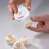 Westmark Mushroom/Vegetable Cleaning Brush, Fine Bristles, High-Quality Plastic, Champy, White,