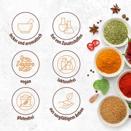 Gyros Seasoning Monte Nativo (250g) - Greek Seasoning perfect for Gyros - Gently dried and aromatic Spices ideal for Cooking and Seasoning