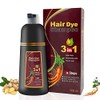 Instant Hair Color Shampoo For Gray 100 Grey Coverage Black