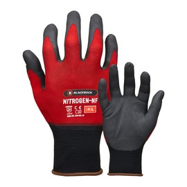 Blackrock Nitrogen-NF Ultra-Lightweight Safety Work Gloves Men's and Women's, Nitrile Foam Coating for Dry, Wet & Oily Grip, Stretch Fit Nylon Liner, Ideal for Handling, Engineering, Home Improvement
