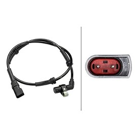 HELLA 6PU 009 106-651 Sensor, wheel speed - 12V - Front Axle left and right - Cable: 785mm