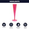 Party Essentials 20 Count Hard Plastic Twopiece 5 oz Champagne