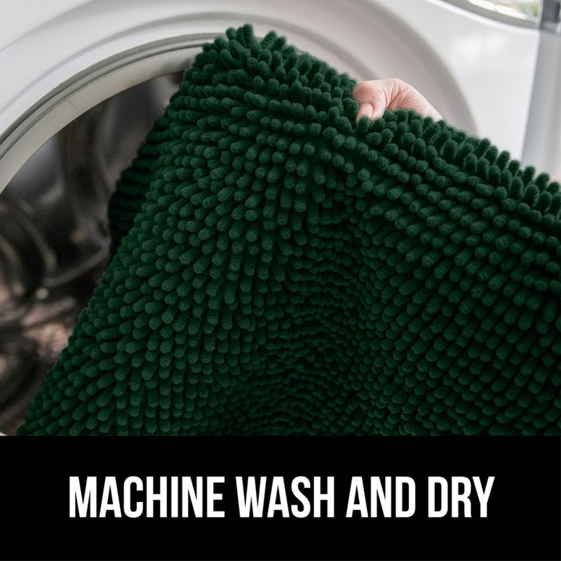 GORILLA GRIP GORILLA GRIP Plush Absorbent Shaggy Chenille Bath Rug