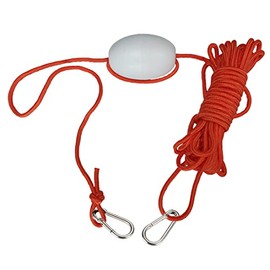BeGrit Heavy Duty Float Rope 10M Kayak Tow Rope Anchor Line with Stainless Steel Clips Marker Buoy for Drift Socks Harness Jet Ski PWC Boat Canoe Kayak Pontoon