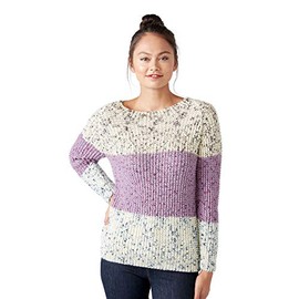 CARON Simply Soft Speckle Yarn, Blue Gingham