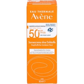 Avene Protector Solar Facial Dermatolgico Sin Color FPS50, Bloqueador Solar Facial para Piel Seca y Sensible, Proteccin UVA UVB, Efecto Invisible,... 