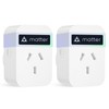 meross Matter Smart Plug Mini, WiFi Outlet with Energy Monitoring