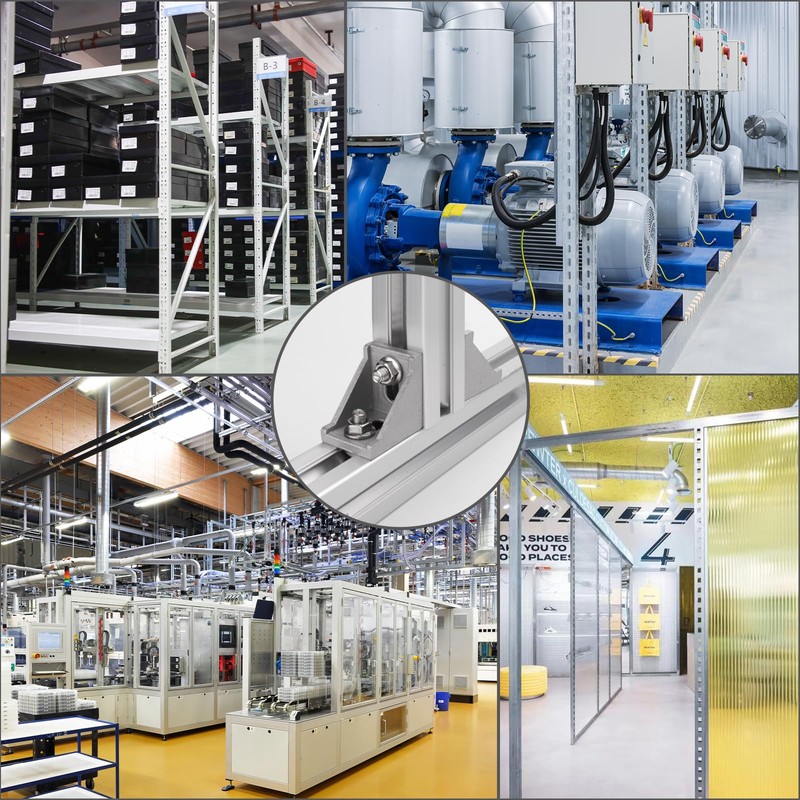 Mounting Material Angle Fixing, Aluminium Profile 20 x 20 and