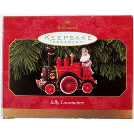 1999 Jolly Locomotive Hallmark ornament