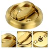 PATIKIL Recessed Door Handles, 2 Pcs Round Flush Pulls Stainless