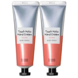 Ten Zero Hand Moisturizer Seasonal Hand Cream Touch Holic Hand Cream Rose Peach 50ml+50ml 4 sets / 텐제로 손보습제 환절기 핸드크림 터치 홀릭 핸드 크림 로즈 피치 50ml+50ml 4세트
