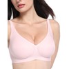Aylee Attire Wireless deep v Neck Bra with Soft Middle