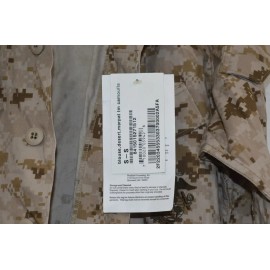 USMC Desert Marpat Camo Blouse Shirt Size Small Short NWT